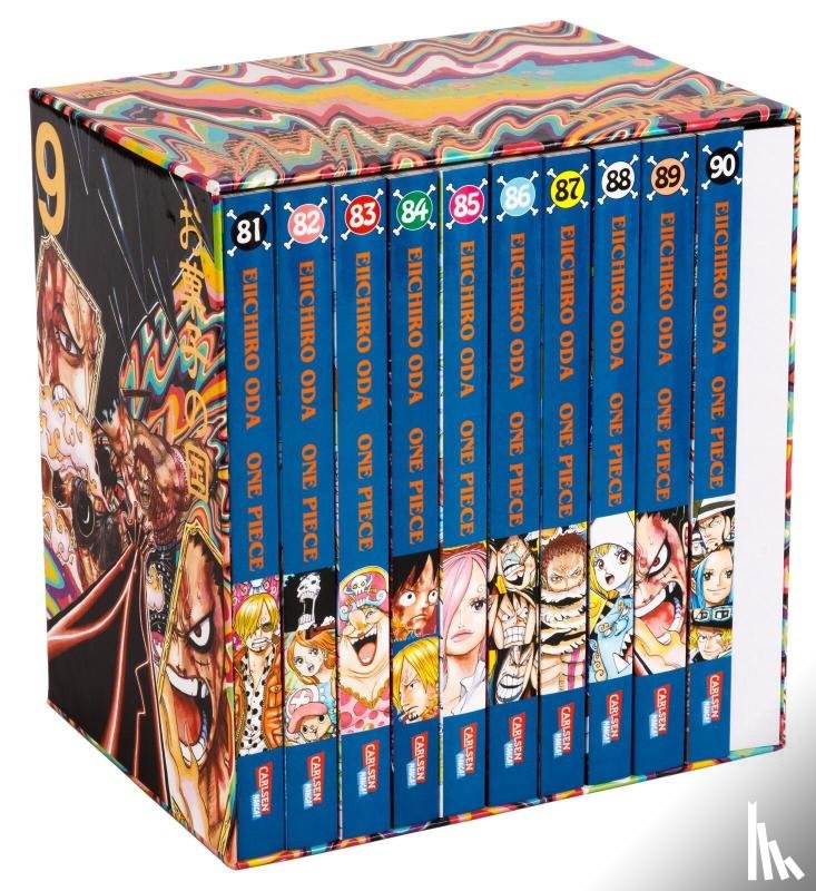 Oda, Eiichiro - One Piece Sammelschuber 9: Whole Cake Island (inklusive Band 81-90)