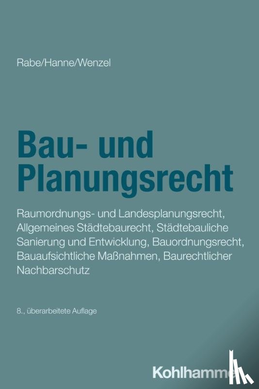 Hanne, Wolfgang, Wenzel, Gerhard - Bau- und Planungsrecht