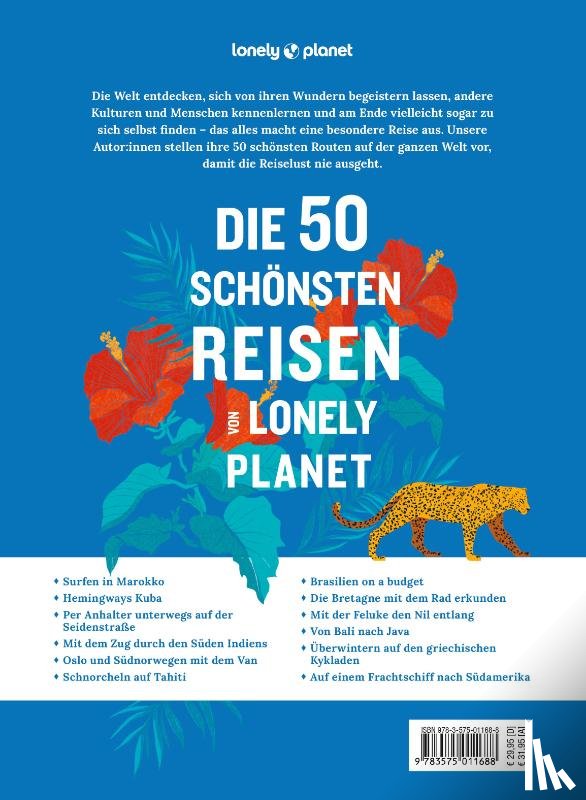  - LONELY PLANET Bildband Die 50 schönsten Reisen von Lonely Planet
