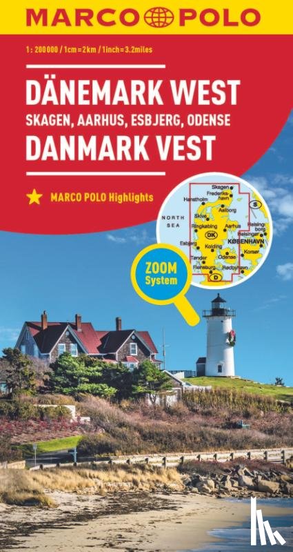  - Marco Polo Wegenkaart Denemarken West - Skagen