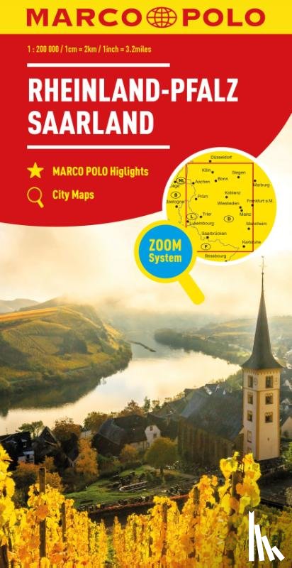  - Marco Polo Wegenkaart 10 Rheinland-Pfalz / Saarland