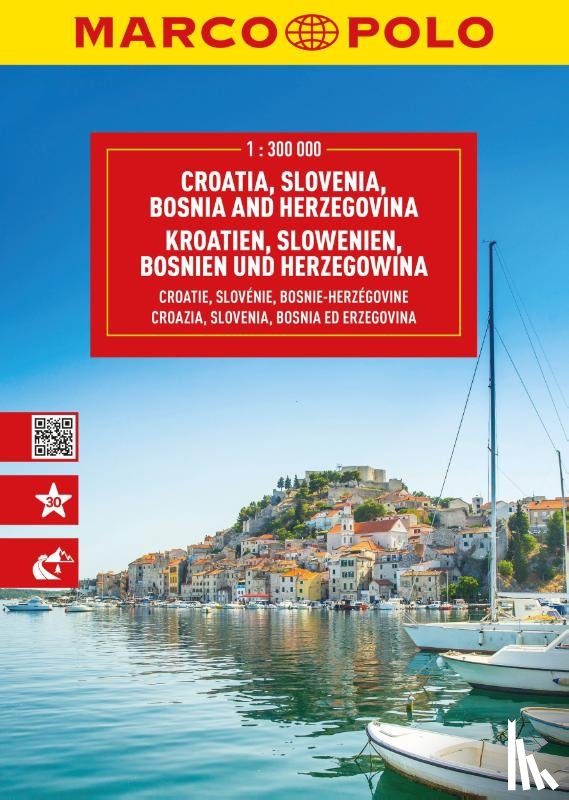  - Kroatië, Slovenië, Bosnië Wegenatlas Marco Polo
