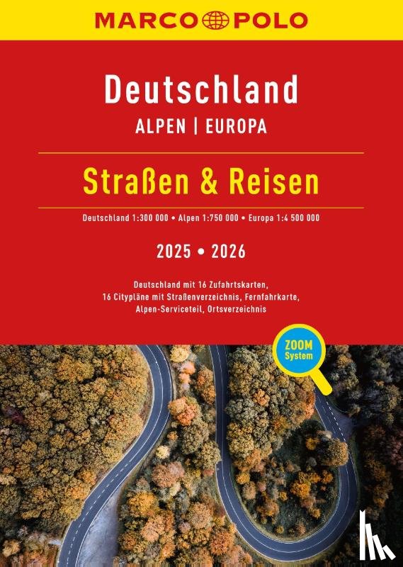 Marco Polo Verlag - MARCO POLO Straßen & Reisen 2025/2026 Deutschland 1:300.000