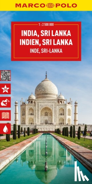 Marco Polo - India, Sri Lanka, Nepal, Bangladesh Marco Polo Map
