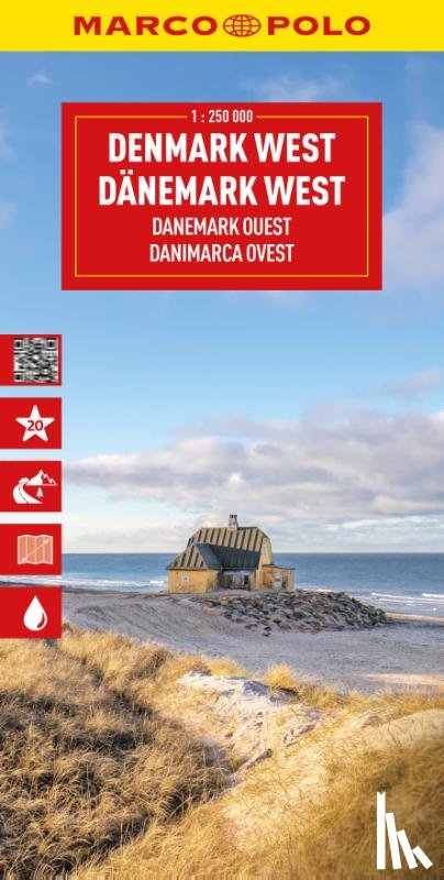  - Marco Polo Wegenkaart Denemarken-West