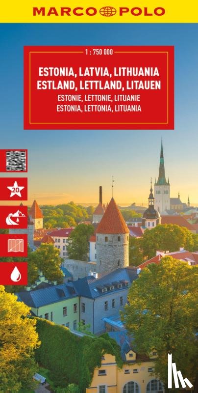 Marco Polo - Estonia, Latvia, Lithuania Marco Polo Map