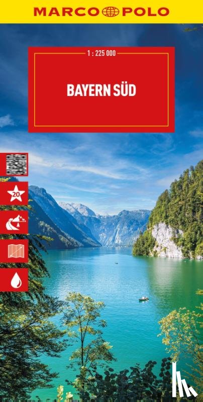  - MARCO POLO Reisekarte Deutschland 13 Bayern Süd 1:225.000