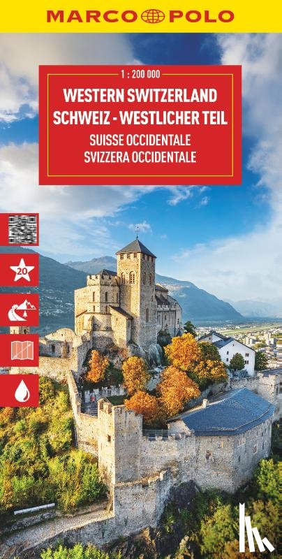 - Marco Polo Wegenkaart Zwitserland-West