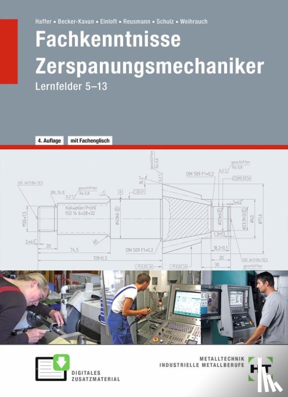Becker-Kavan, Angelika, Einloft, Manfred, Haffer, Reiner, Reusmann, Monika - Fachkenntnisse Zerspanungsmechaniker