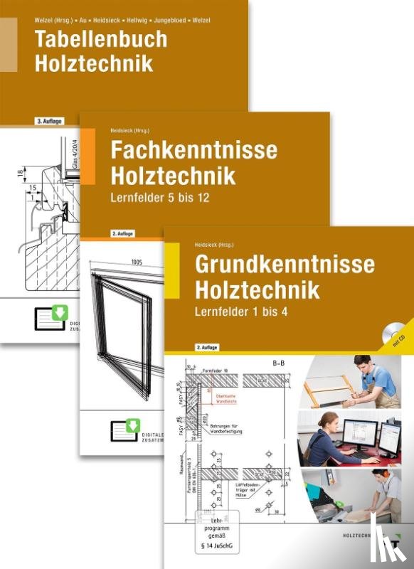 Au, Günther, Ludolph, Michael, Mahler, Anne-Britt, Behre, Henner - Paketangebot Holztechnik III