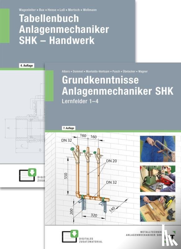 Wagner, Josef, Wellmann, Uwe, Wagenleiter, Hans Werner, Albers, Joachim - Paket. Der SHK-Einsteiger