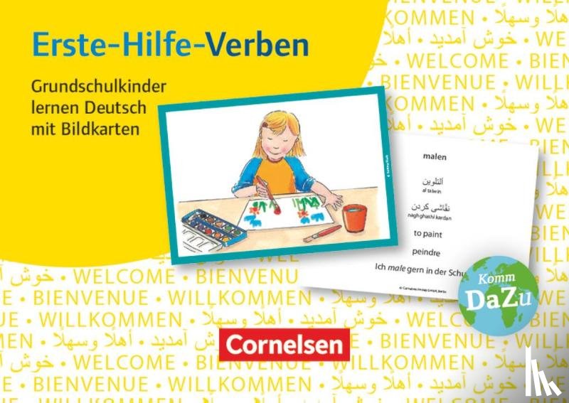  - Deutsch lernen mit Fotokarten - Grundschule. Erste-Hilfe-Verben