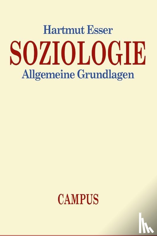 Esser, Hartmut - Soziologie