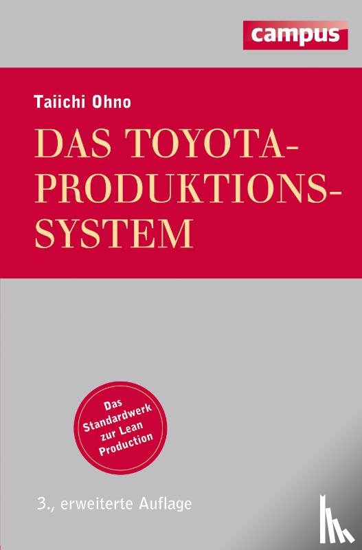 Ohno, Taiichi - Das Toyota-Produktionssystem