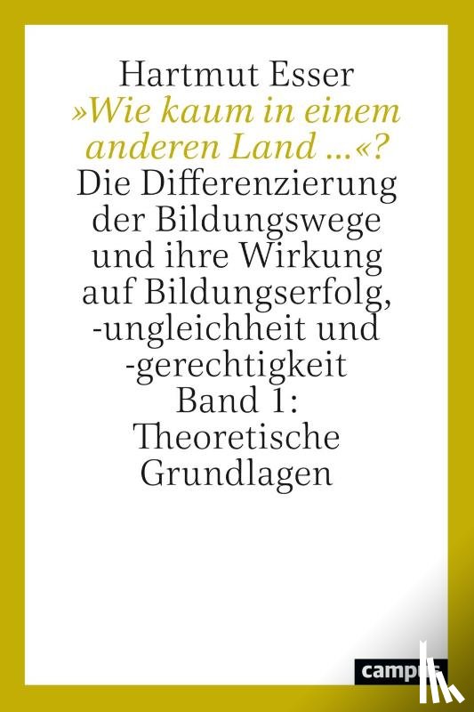 Esser, Hartmut - »Wie kaum in einem anderen Land ...«?