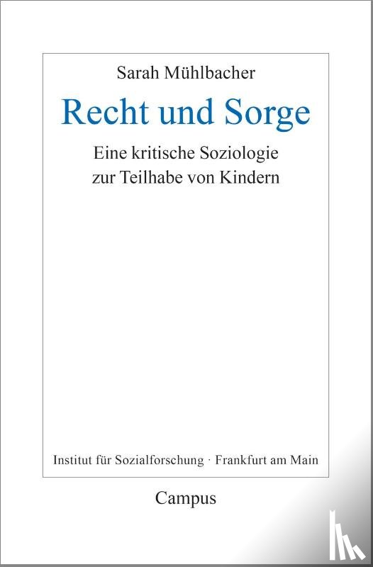 Mühlbacher, Sarah - Recht und Sorge