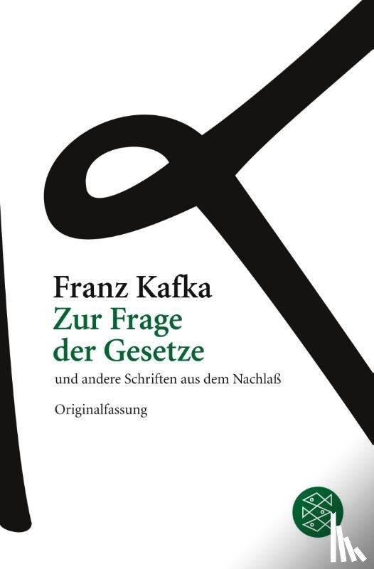 Kafka, Franz - Zur Frage der Gesetze