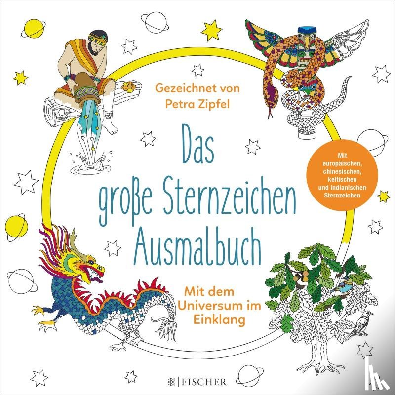 Zipfel, Petra - Das große Sternzeichen-Ausmalbuch
