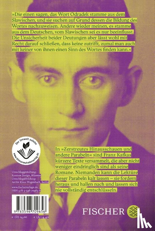 Kafka, Franz - Zerstreutes Hinausschauen und andere Parabeln