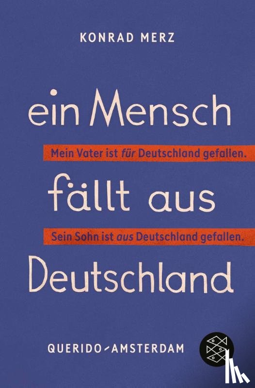 Merz, Konrad - Ein Mensch fällt aus Deutschland