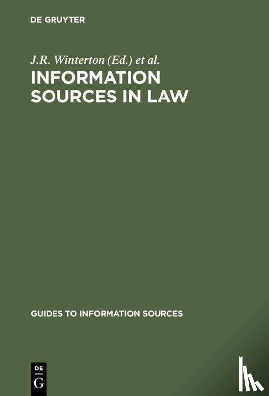  - Information Sources in Law