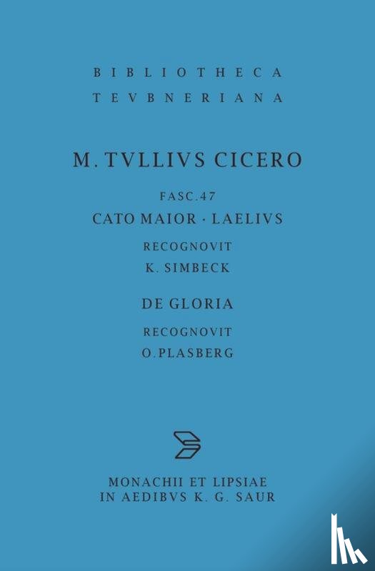 Cicero - Scripta Quae Manserunt Omnia, Pb