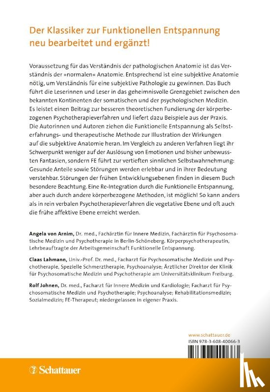 Arnim, Angela von, Lahmann, Claas, Johnen, Rolf - Subjektive Anatomie, 3. Auflage