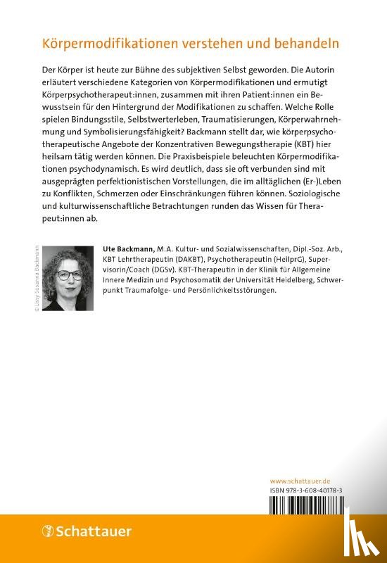 Backmann, Ute - Körpermodifikationen - Interventionen der Konzentrativen Bewegungstherapie (KBT)