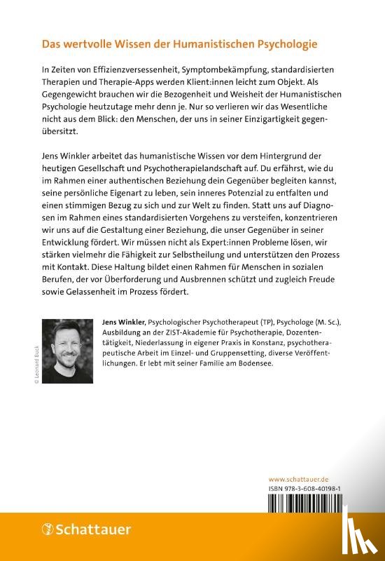 Winkler, Jens - Warum wir gerade jetzt Humanistische Psychotherapie brauchen!