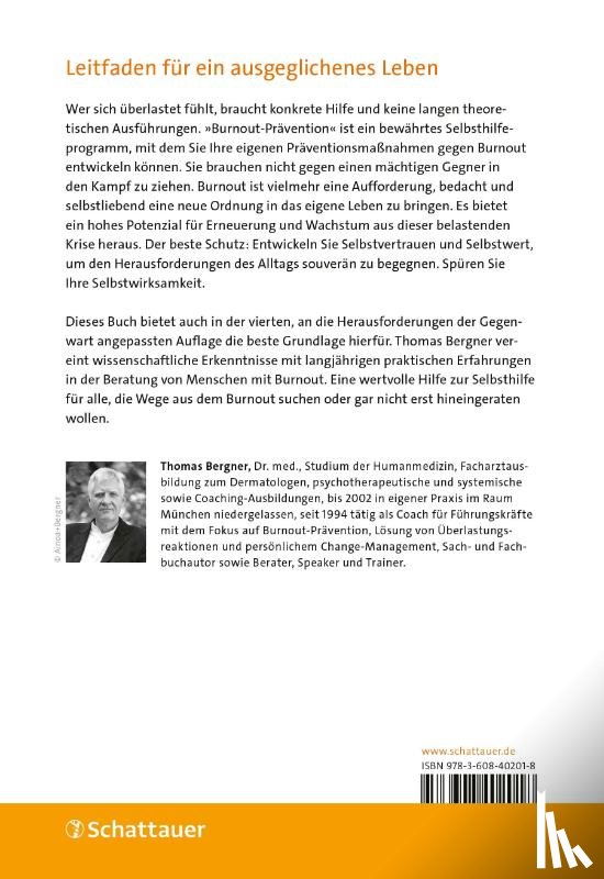 Bergner, Thomas - Burnout-Prävention
