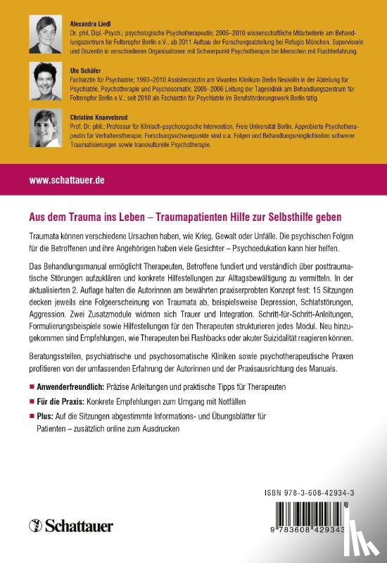 Liedl, Alexandra, Schäfer, Ute, Knaevelsrud, Christine - Psychoedukation bei posttraumatischen Störungen
