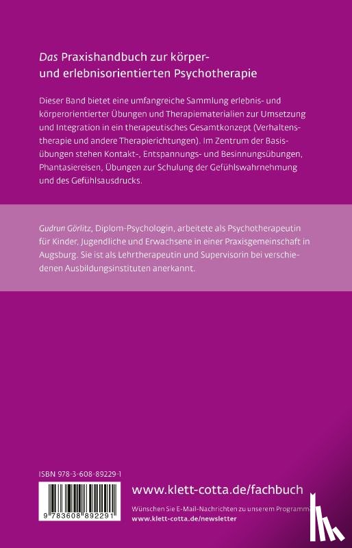 Görlitz, Gudrun - Körper und Gefühl in der Psychotherapie - Basisübungen (Leben lernen, Bd. 120)