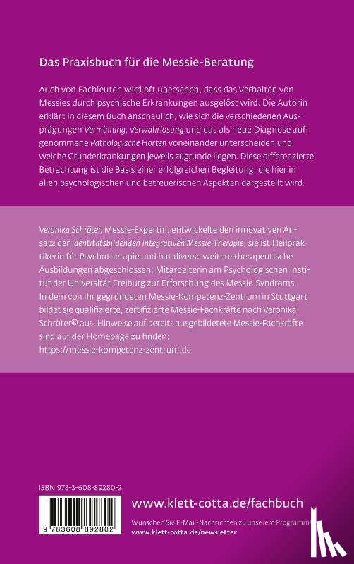 Schröter, Veronika - Messie-Syndrom und Pathologisches Horten - Das Praxisbuch (Leben Lernen, Bd. 332)