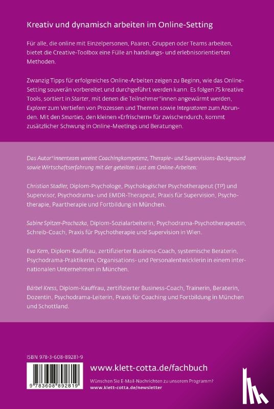 Stadler, Christian, Spitzer-Prochazka, Sabine, Kern, Eva, Kress, Bärbel - Act creative ONLINE! (Leben Lernen, Bd. 344)