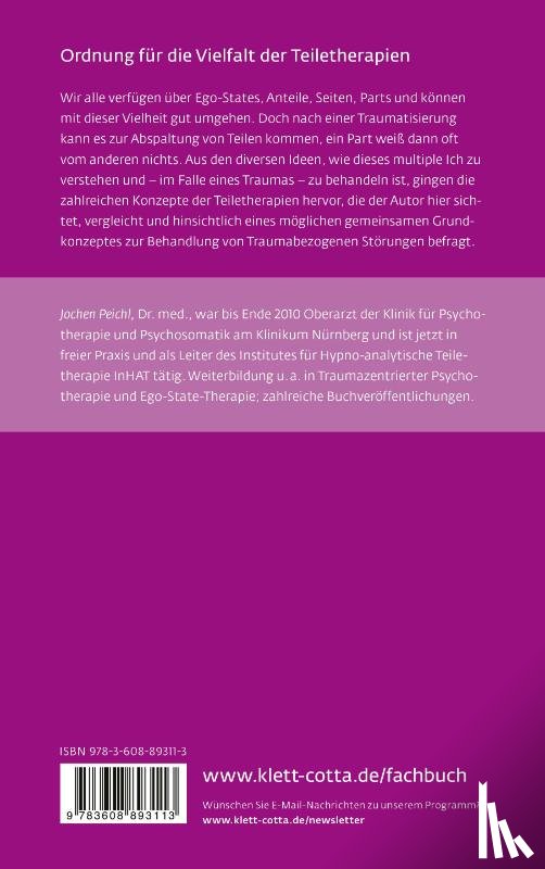 Peichl, Jochen - Ego-States, Seiten, Parts & Co (Leben Lernen, Bd. 341)