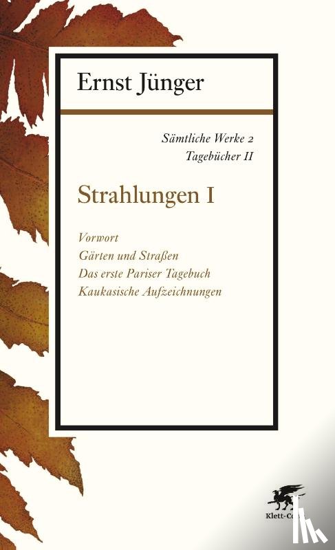 Jünger, Ernst - Sämtliche Werke - Band 2