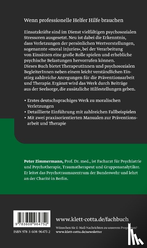 Zimmermann, Peter - Trauma und moralische Konflikte