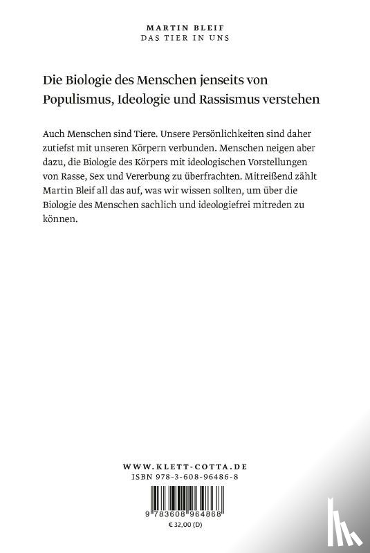 Bleif, Martin - Das Tier in uns