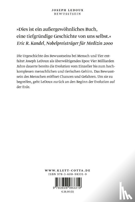 Ledoux, Joseph - Bewusstsein