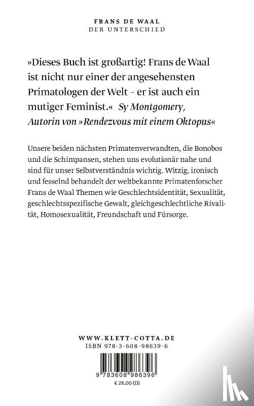 de Waal, Frans - Der Unterschied