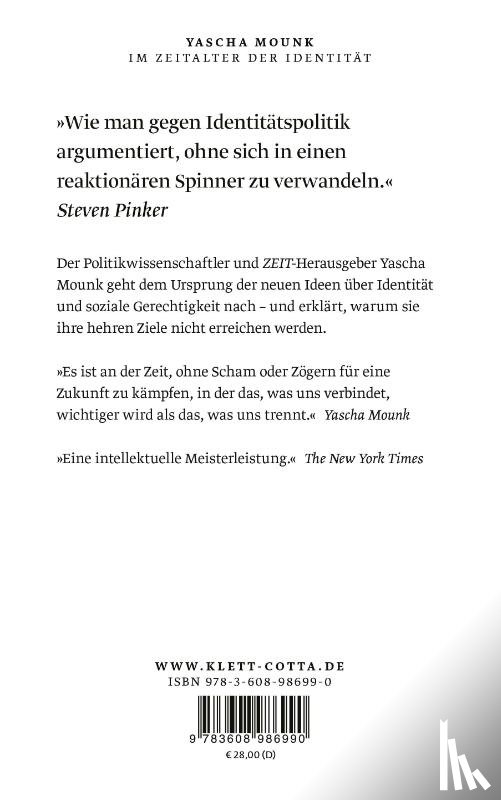 Mounk, Yascha - Im Zeitalter der Identität