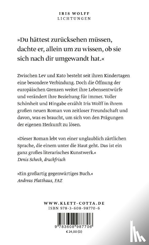Wolff, Iris - Lichtungen