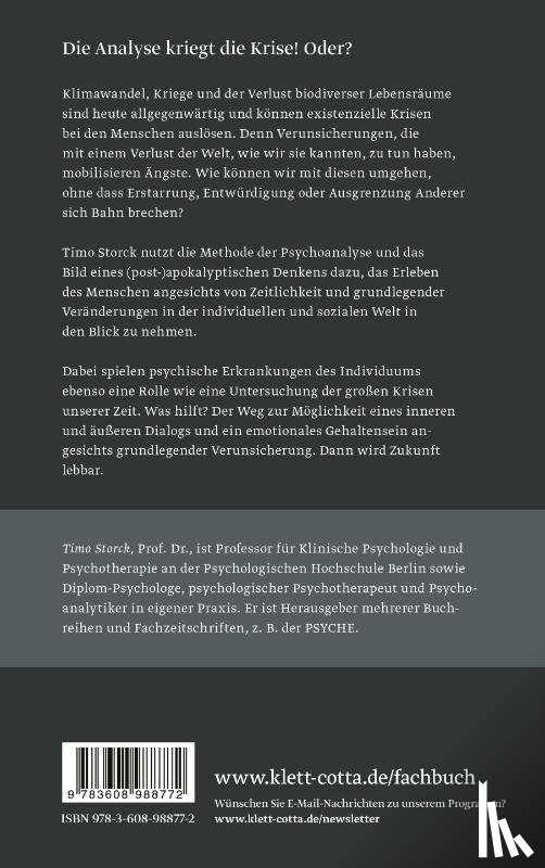 Storck, Timo - Krisen auf der Couch