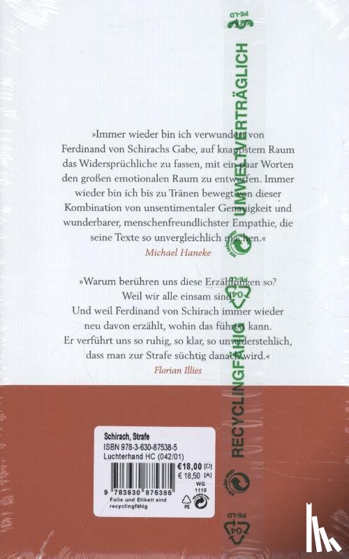 Schirach, Ferdinand von - Strafe