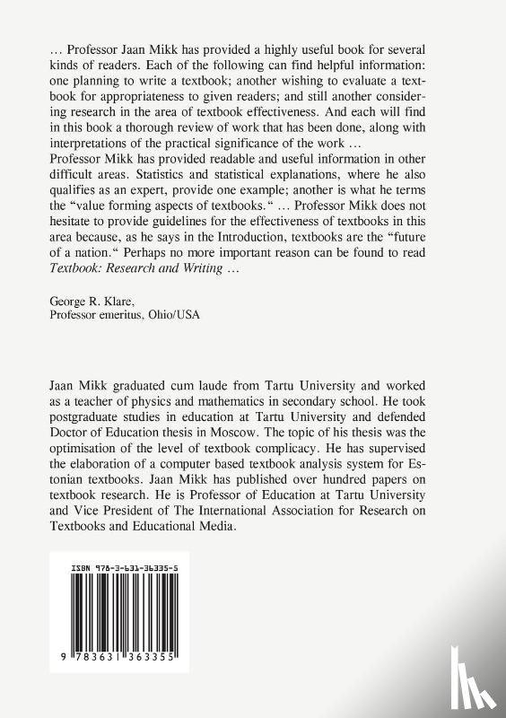 Mikk, Jaan - Textbook: Research and Writing