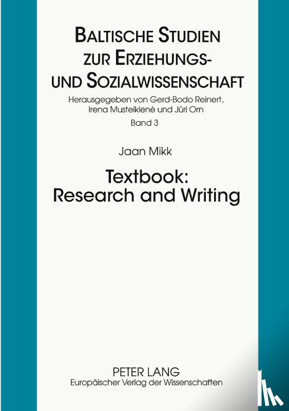 Mikk, Jaan - Textbook: Research and Writing