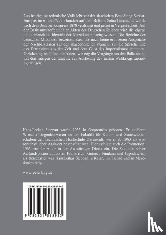 Steppan, Ute - Der mazedonische Knoten