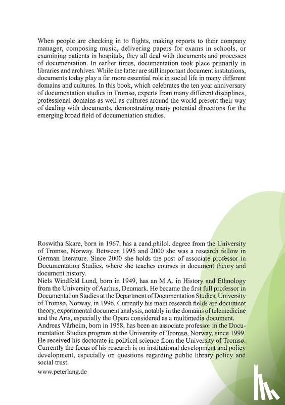  - A Document (Re)turn