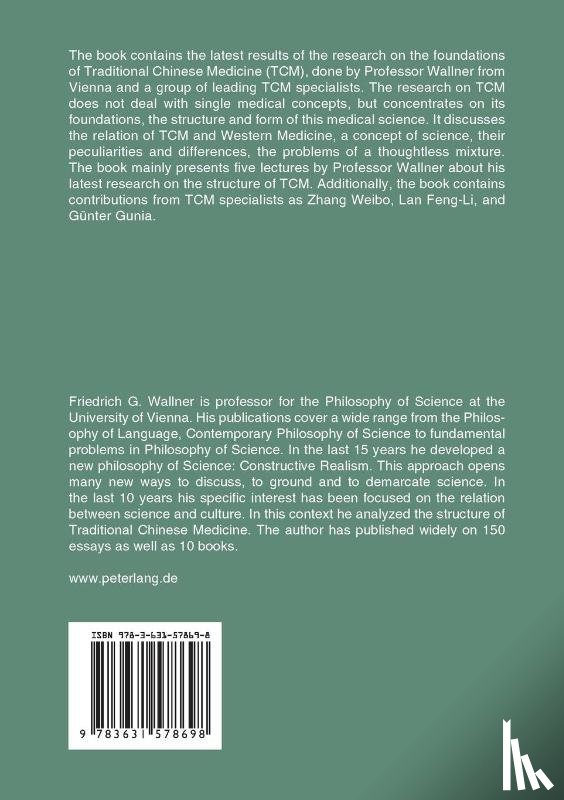Wallner, Friedrich G. - Five Lectures on the Foundations of Chinese Medicine