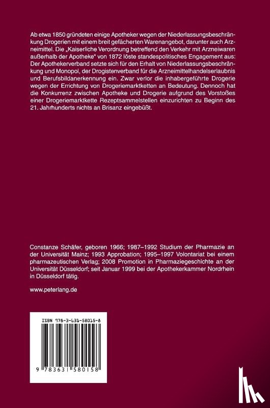 Schafer, Constanze - Apotheker und Drogist